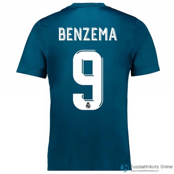 Real Madrid Trikot Ausweich Benzema 2017-18 Fussballtrikots Günstig